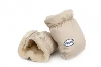 Рукавиці Twins хутряні 80-190-02, beige, бежевий