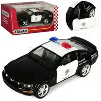 Машинка полицейская инертная Kinsmart Ford Mustang KT5091WP