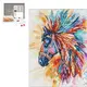Набор для творчества Идейка Алмазная мозаика Яркий конь AMO8236 30х40 см