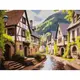 Картина по номерам Strateg Уютный городок 30х40 (SS-1369)