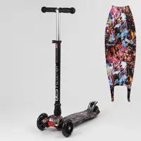Самокат трехколесный Best Scooter (A 25780 /779-1544) 
со светящимися колесами