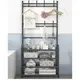 Универсальная вешалка для одежды New simple floor clothes rack size 60X29.5X151 см Чёрная