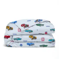 Подростковое постельное белье с простыней на резинке RETRO CARS CS5