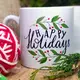 Кружка маленькая Happy holidays 170 мл (KRD_21NG044)