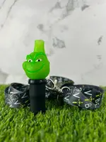 Индивидуальный мундштук "Grinch (Гринч) от Vibe Hookah для кальяна