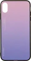 Чехол-накладка TOTO Gradient Glass Case Apple iPhone XS Max Pink