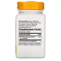 Препарат для суглобів і зв'язок Nature's Way MSM 1000 mg, 120 таблеток