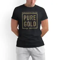 Мужская футболка Pure Gold Protein, черная M
