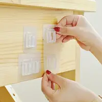 Клейкая настенная вешалка 6071 6х6 см 10 шт/уп