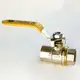 Кран кульовий для газу SANTAN PREMIUM 600, 1/2" внутрішній-внутрішній, жовта ручка
