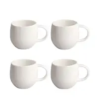 Набор из 4 чашек для чая Alessi All-Time 270 мл белый