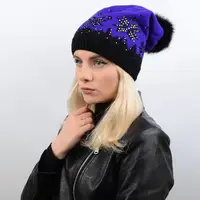 Шапка 12g4 фиолетовый