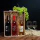 Коробка для вина на три бутылки "Найкраща керівниця", украинская