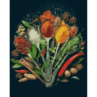 Алмазная мозаика на подрамнике Santi Вкус специй 954718 40х50 см