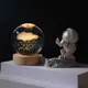 Ночник светильник 3D Хрустальный шар Д6 Тучка 13407