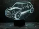 Сменная пластина для 3D светильников "Автомобиль 37" 3DTOYSLAMP