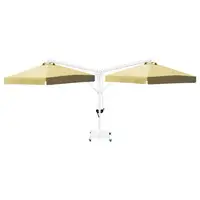Зонт Banana Classic двухкупольный квадратный 3,5 х 3,5 м *2