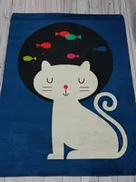 Cat and fishes 140х190см. детские коврики. Belizza Турция.
