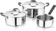 Набор посуды MasterPro Foodies collection BGEU-5539 5 предметов серебристый