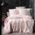 Постельное белье евро Arya Vogue Де Люкс Сатин Carven Salmon AR-A107257 200х220 см