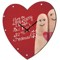 Часы в форме сердца Every love story is beautiful, but ours is my favourite CHS_P_16L055