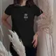 Футболка "Баба косяк" женская, Черный, XXL, русский