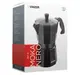 Кофеварка гейзерная Vinzer Moka Nero VZ-50396 360 мл  9 чашек черная