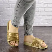 Шльопанці жіночі Fashion Bruno 1032 36 розмір 23 см Золотистий