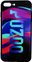 Чехол-накладка PUZOO Glass Printing with TPU Visions iPhone 7 Plus /8 Plus Black