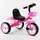 Трехколесный детский велосипед "Best Trike" светящиеся колеса, музыка, 2 корзинки. Pink (102418)