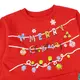 Платье детское в клетку из ткани с начесом Christmas