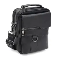 Мужская кожаная сумка Ricco Grande T1DLUX-black