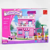 Конструктор AUSINI “Fairyland” 501 деталь. Pink and White (123397)
