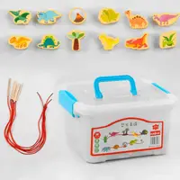 Деревянная игра C 45205 шнуровка “Динозавры”
