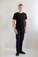 Базова чоловіча футболка Casual чорного кольору