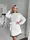 Теплое платье AO095 Молочное Oversize XL-3XL