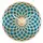 Часы настенные "Sun Large Turquoise" ?50 см