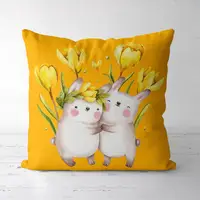 Подушка декоративная Soft Веселые  кролики 45x45 см (45PST_23M073)