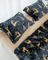 Постільна білизна плюшева євро Dushka Home 20737 200х220 см