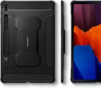 Чехол Spigen для Samsung Galaxy TAB S7+ / S8 + Plus (12.4") - Rugged Armor PRO (ACS01607)