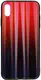 Чехол-накладка TOTO Aurora Print Glass Case Apple iPhone XS Max Red