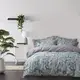 Постельное белье сатин Lotus Home - Shirin зеленый евро