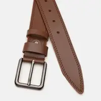 Чоловічий шкіряний ремінь Borsa Leather V1115FX51-brown