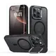 Чехол и стекло ESR для iPhone 16 Pro Max - Classic Kickstand Halolock (MagSafe), Frosted Black (4894240243749)