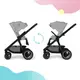 Универсальная коляска 2 в 1 Kinderkraft Everyday Light Gray KSEVER00LGR2000