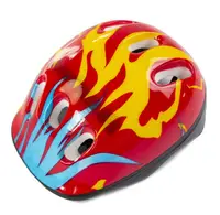 Защитный шлем обычный Fire. Red (Размер S: 50-54 см) - 989149504