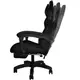 Кресло геймерское Dunmoon 24243 с подставкой для ног Black