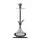 Кальян AMY Deluxe SS 21.01 R Carbonica Force (80 см) чорний-прозорий
