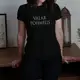 Футболка GoT "Valar pohmelis" женская, Черный, XXL, английский