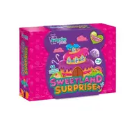 Набір для творчості з сюрпризами Vladi Toys Королівство солодощів, пазли, фішки, наліпки. Pink (141585)